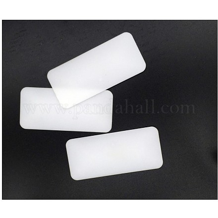 プラスチックスクレーパツール  長方形  透明  10x4.5cm&nbsp;TOOL-WH0014-04-1