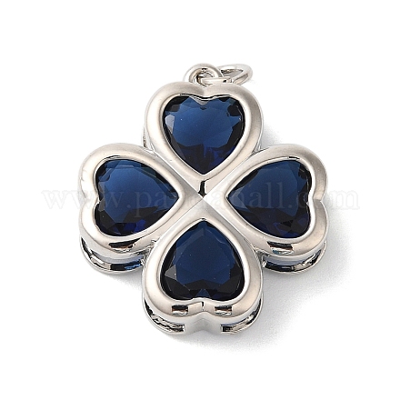 Rack Plating Brass Pendants KK-U022-02A-P-1