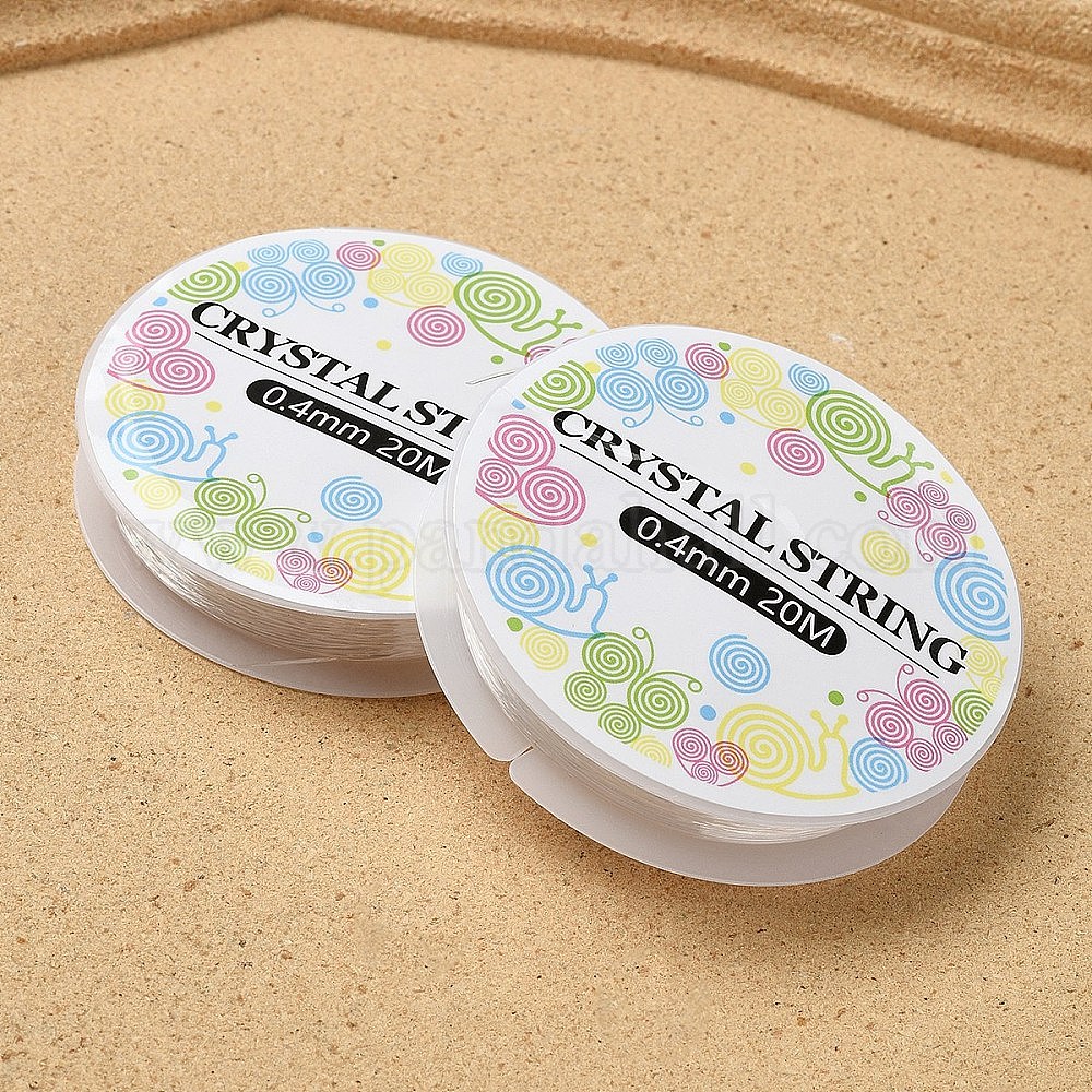 Wholesale Round Elastic Crystal Thread - Pandahall.com