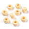 Opaque Plastic Beads, Barrel, PapayaWhip, 9x6mm, Hole: 3.8mm, about 1950pcs/500g