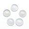 Natural Agate Cabochons, Half Round, 10x4~5mm