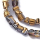 Electroplate Glass Beads Strands&nbsp;EGLA-L023A-HP01-2