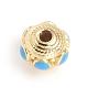 Matte Gold Color Brass Bumpy Beads&nbsp;KK-L155-05A-2