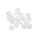 シリコンガスケット  リング  透明  2.9x1mm  穴：0.7mm  100個/セット&nbsp;KK-K381-05C-1