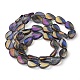 Transparent Electroplate Glass Bead Strands&nbsp;EGLA-C001-FR04-3