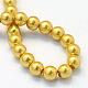 Baking Paint Glass Pearl Bead Strands&nbsp;HY-Q003-5mm-31-4