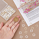 100Pcs 2 Colors Brass Pendants&nbsp;KK-DC0003-09-3