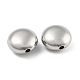 CCBプラスチックビーズ  プラチナ  ラウンド  10.5x6mm  穴：1.6mm&nbsp;CCB-P013-25A-P-2