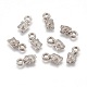 CCBプラスチックチャーム  カメ  プラチナ  11x5x2mm  穴：1.5mm&nbsp;CCB-E057-17P-2