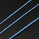 フラット弾性クリスタルストリング  弾性ビーズ糸  ストレッチブレスレット作り用  コーンフラワーブルー  0.8mm&nbsp;EC-G002-0.8mm-02-3