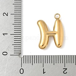 304 Stainless Steel Initial Pendants&nbsp;STAS-S186-12H-G