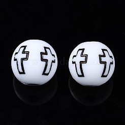 Opaque Acrylic Beads&nbsp;SACR-S273-38-A01
