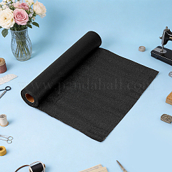 縫製用のアイロン接着不織布接着芯地  ブラック  420x0.1mm  30ヤード/ロール&nbsp;DIY-WH0591-595B