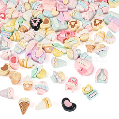 70Pcs 7 Styles Resin Cabochons&nbsp;RESI-TA0004-06