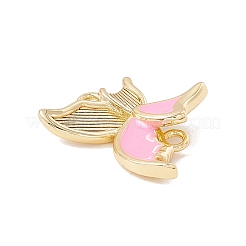 Brass Enamel Connector Charms&nbsp;KK-G415-29G-03