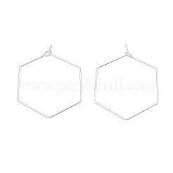 Brass Earring Hooks&nbsp;KK-WH20013-04S-B