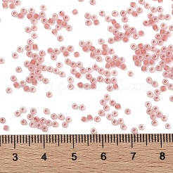 TOHOラウンドシードビーズ  日本製シードビーズ  （779fm）サーモンライニングクリスタルレインボーマット  11/0  2.2mm  穴：0.8mm  約135000個/ポンド&nbsp;SEED-TR11-0779FM