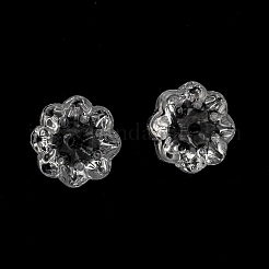 透明ガラスビーズ  ハスのポッド  ミックスカラー  10.5x6.5mm  穴：1.4mm&nbsp;X-GLAA-B003-02