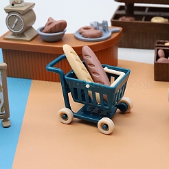 プラスチック製ベーカリーショップのミニチュア装飾品  マイクロランドスケープドールハウスアクセサリー  ココナッツブラウン  パッケージサイズ：205x50x155mm&nbsp;PW-WGB0F20-01