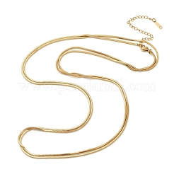 1.6mm 304ステンレススチール製スネークチェーンロングネックレス  ゴールドカラー  47.24インチ（120cm）&nbsp;NJEW-A049-02G