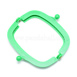 バッグクラフトテーラー裁縫用品プラスチック製がま口金具  ライム  50x85x12mm  穴：1.5mm&nbsp;FIND-T007A-05