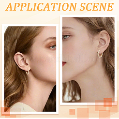 12Pcs Brass Micro Pave Clear Cubic Zirconia Hoop Earrings for Women&nbsp;EJEW-SC0001-97