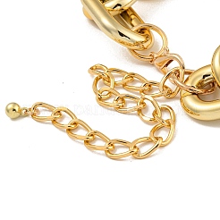 Chunky CCB Plastic Curb/Cable Chain Necklaces for Women&nbsp;LS-NJEW-K261-01A-G-1