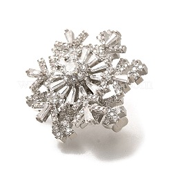 Snowflake Rotatable Brooches for Women&nbsp;JEWB-B023-01P