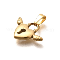 304 Stainless Steel Pendants&nbsp;STAS-B079-02G-06