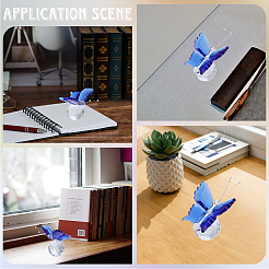 1Pc Glass Crytsal Butterfly Display Decorations&nbsp;LAMP-CN0001-01B