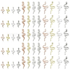 60Pcs 12 Styles Zinc Alloy Cabochons&nbsp;MRMJ-CJ0001-23