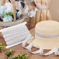 8M Polyester Curtain Lace Trimmer Ribbon&nbsp;DIY-NB0008-30C