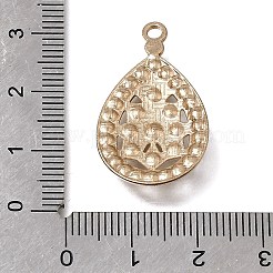 Alloy & Plastic Imitation Pearl Pendants&nbsp;FIND-C097-03G