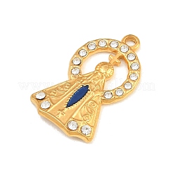 304 Stainless Steel Enamel Pendants&nbsp;SA-CBABA5E-13G