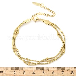 304 Stainless Steel Snake Chain Bracelets for Women&nbsp;BJEW-U019-04G-04