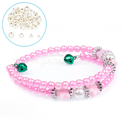 20Pcs 4 Style Round S925 Sterling Silver Beads&nbsp;STER-GO0001-20