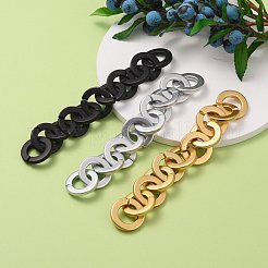 Handmade Opaque Spray Painted Acrylic Rolo Chains&nbsp;AJEW-JB00846