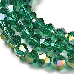Transparent Electroplate Glass Beads Strands&nbsp;EGLA-A039-T2mm-B10