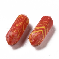 Synthetic Orange Red Malachite No Hole&nbsp;G-K330-11