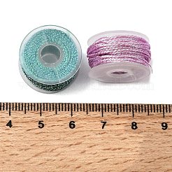 25ロール 25色6本撚り綿糸  DIYの工芸品について  ギフトラッピングとジュエリー作り  ミックスカラー  0.5mm  約6.56ヤード（6m）/ロール  1ロール/色&nbsp;OCOR-F018-03