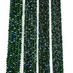 Electroplate Glass Beads Strands&nbsp;EGLA-A044-T6mm-L24