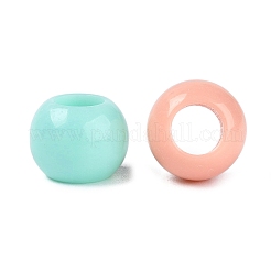 Opaque Acrylic European Beads&nbsp;OACR-Q199-01