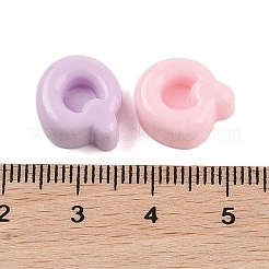 不透明樹脂デコデンカボション  DIY装飾用  文字Q  11.5x11.5x6mm&nbsp;CRES-M033-01Q