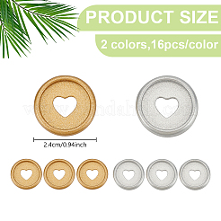 32Pcs 2 Colors ABS Buttons&nbsp;FIND-AN0001-56