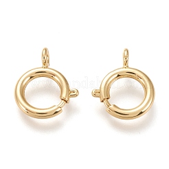 Brass Spring Ring Clasps&nbsp;KK-F820-39G