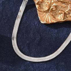 Tarnish Resistant 304 Stainless Steel Herringbone Chain Bracelets&nbsp;BJEW-P236-15P