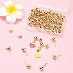 50Pcs 304 Stainless Steel Stud Earring Findings&nbsp;STAS-YW0001-89