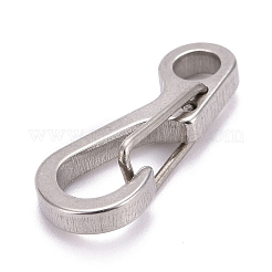 変色しない202ステンレススチール製のキー留め具  ステンレス鋼色  24.5x10x6mm  穴：3.5mm&nbsp;STAS-F268-01P