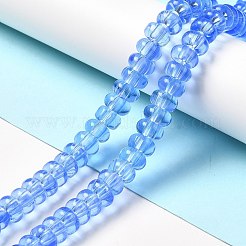 Transparent Glass Beads Strands&nbsp;LAMP-G156-20O
