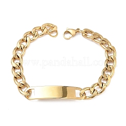 304 Stainless Steel ID Bracelets&nbsp;BJEW-Z178-13G-02